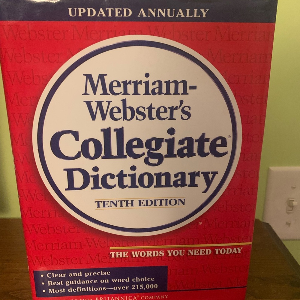 Old Webster dictionary